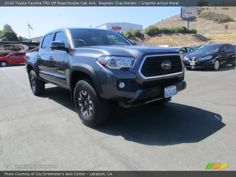 Magnetic Gray Metallic / Graphite w/Gun Metal 2018 Toyota Tacoma TRD Off Road Double Cab 4x4