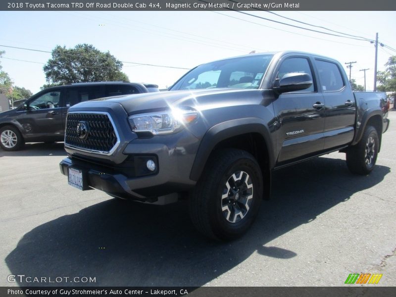 Magnetic Gray Metallic / Graphite w/Gun Metal 2018 Toyota Tacoma TRD Off Road Double Cab 4x4