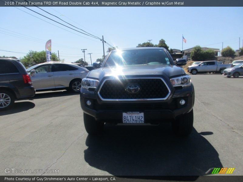 Magnetic Gray Metallic / Graphite w/Gun Metal 2018 Toyota Tacoma TRD Off Road Double Cab 4x4