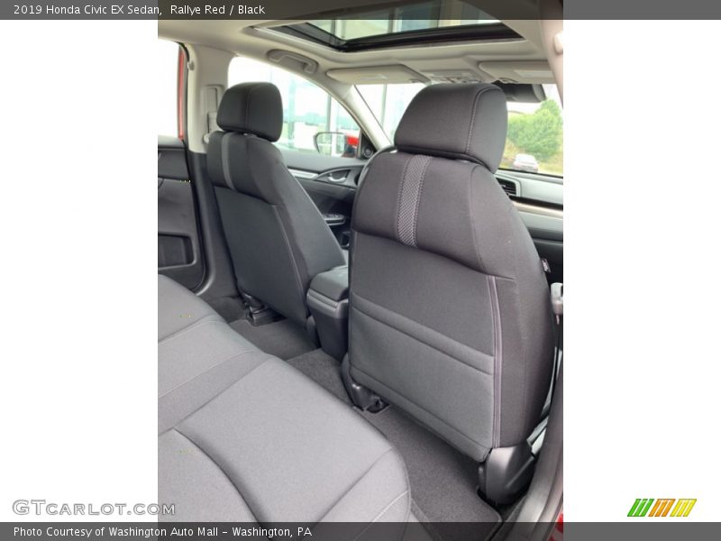 Rallye Red / Black 2019 Honda Civic EX Sedan