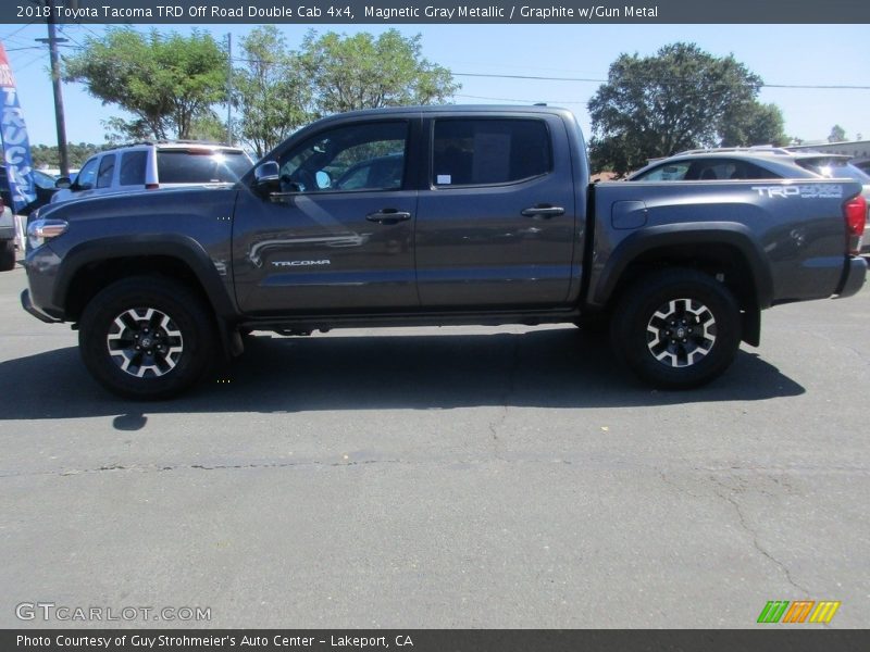 Magnetic Gray Metallic / Graphite w/Gun Metal 2018 Toyota Tacoma TRD Off Road Double Cab 4x4