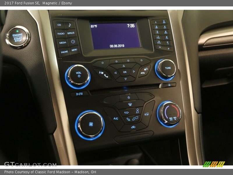 Magnetic / Ebony 2017 Ford Fusion SE