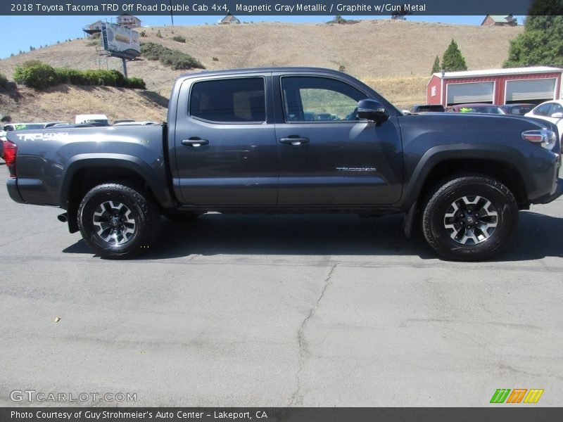 Magnetic Gray Metallic / Graphite w/Gun Metal 2018 Toyota Tacoma TRD Off Road Double Cab 4x4