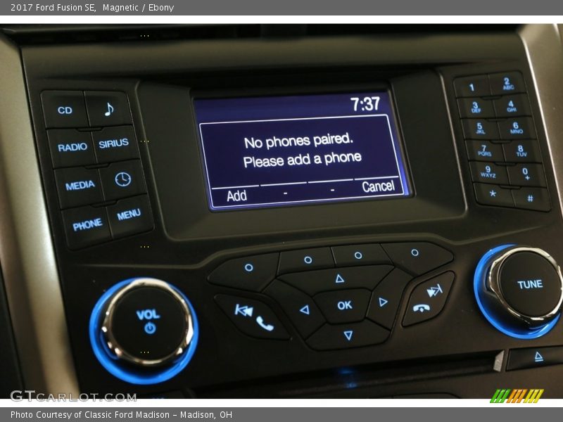Magnetic / Ebony 2017 Ford Fusion SE