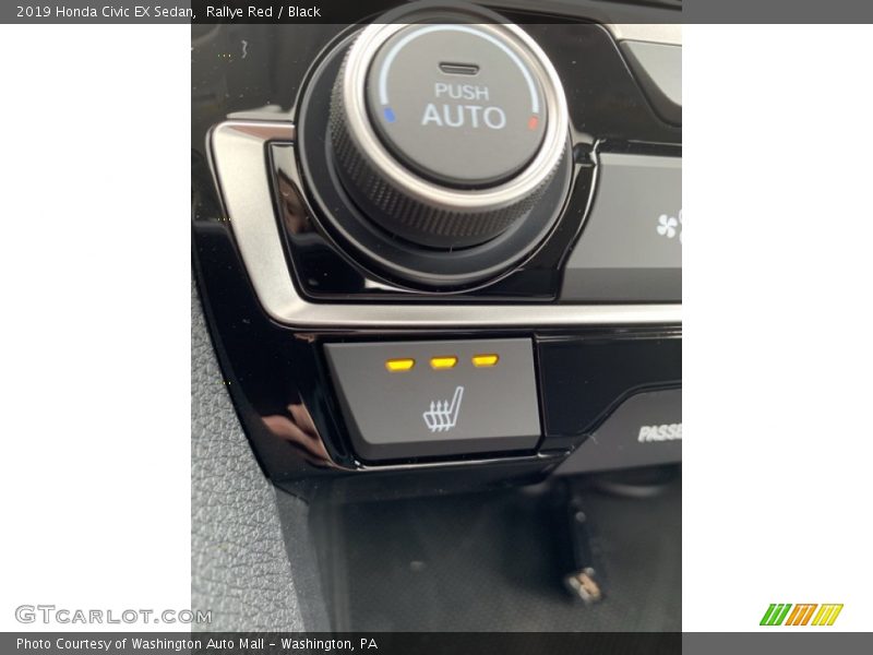 Controls of 2019 Civic EX Sedan