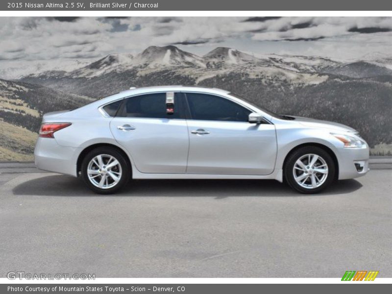 Brilliant Silver / Charcoal 2015 Nissan Altima 2.5 SV