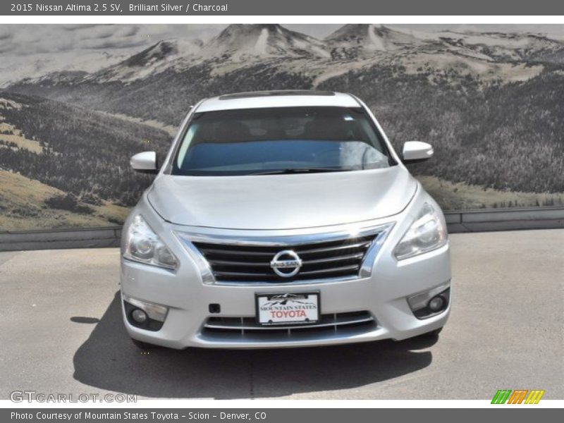 Brilliant Silver / Charcoal 2015 Nissan Altima 2.5 SV
