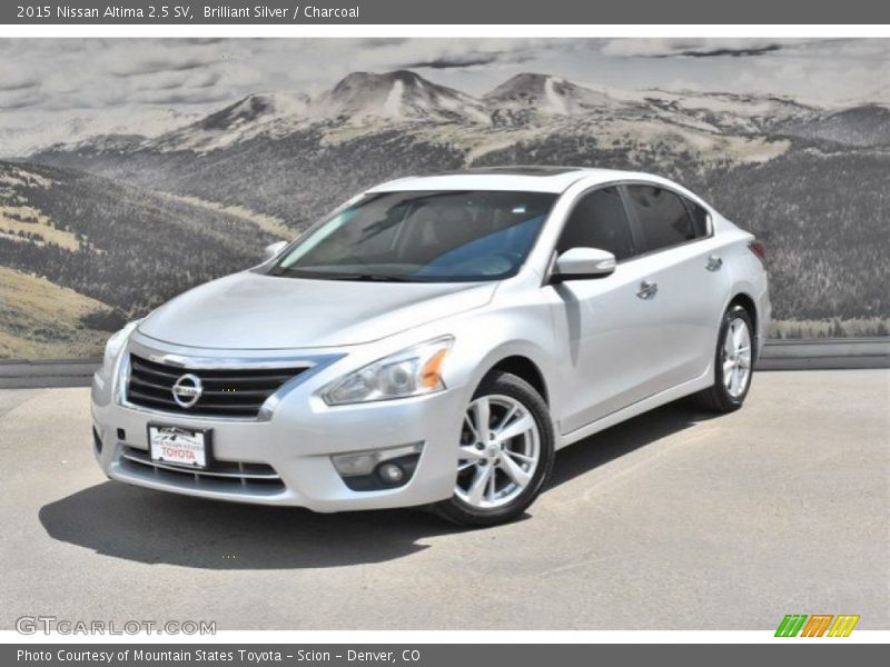 Brilliant Silver / Charcoal 2015 Nissan Altima 2.5 SV