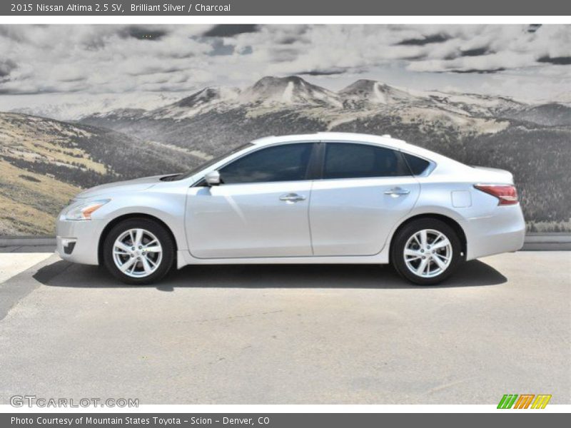 Brilliant Silver / Charcoal 2015 Nissan Altima 2.5 SV