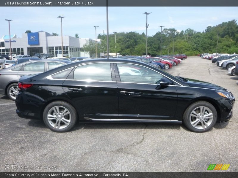 Phantom Black / Black 2019 Hyundai Sonata Sport