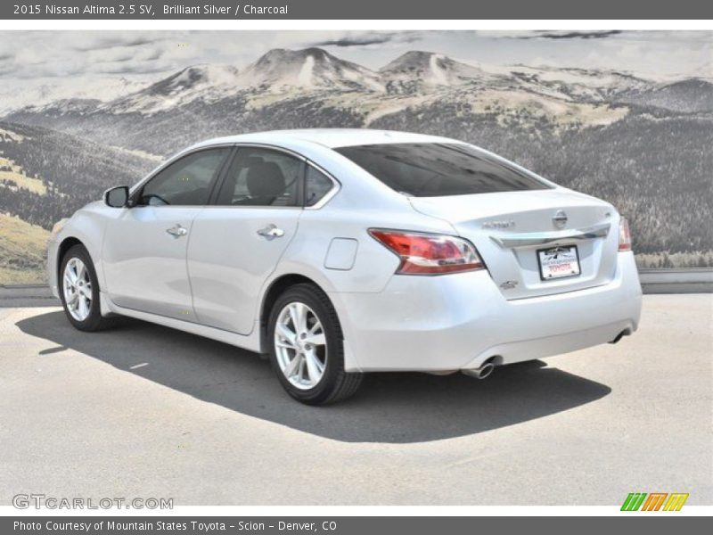 Brilliant Silver / Charcoal 2015 Nissan Altima 2.5 SV