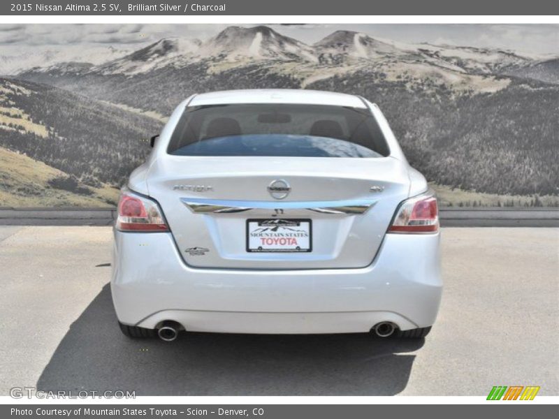 Brilliant Silver / Charcoal 2015 Nissan Altima 2.5 SV