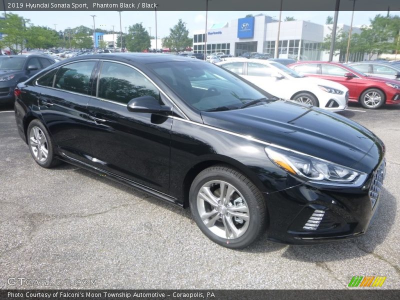Phantom Black / Black 2019 Hyundai Sonata Sport