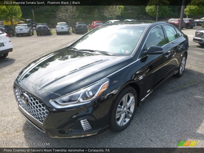 Phantom Black / Black 2019 Hyundai Sonata Sport
