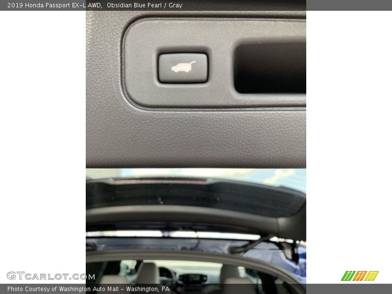Obsidian Blue Pearl / Gray 2019 Honda Passport EX-L AWD