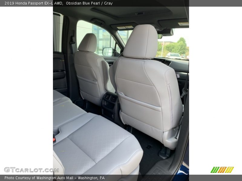 Obsidian Blue Pearl / Gray 2019 Honda Passport EX-L AWD