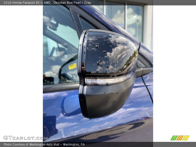 Obsidian Blue Pearl / Gray 2019 Honda Passport EX-L AWD