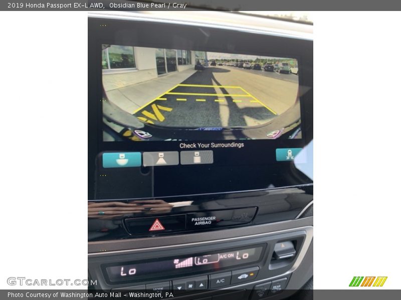 Obsidian Blue Pearl / Gray 2019 Honda Passport EX-L AWD
