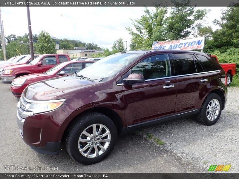 Bordeaux Reserve Red Metallic / Charcoal Black 2011 Ford Edge SEL AWD