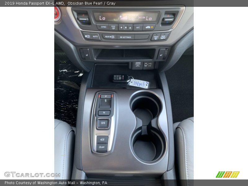 Obsidian Blue Pearl / Gray 2019 Honda Passport EX-L AWD