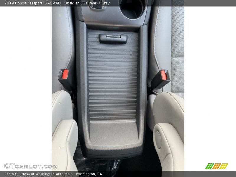 Obsidian Blue Pearl / Gray 2019 Honda Passport EX-L AWD