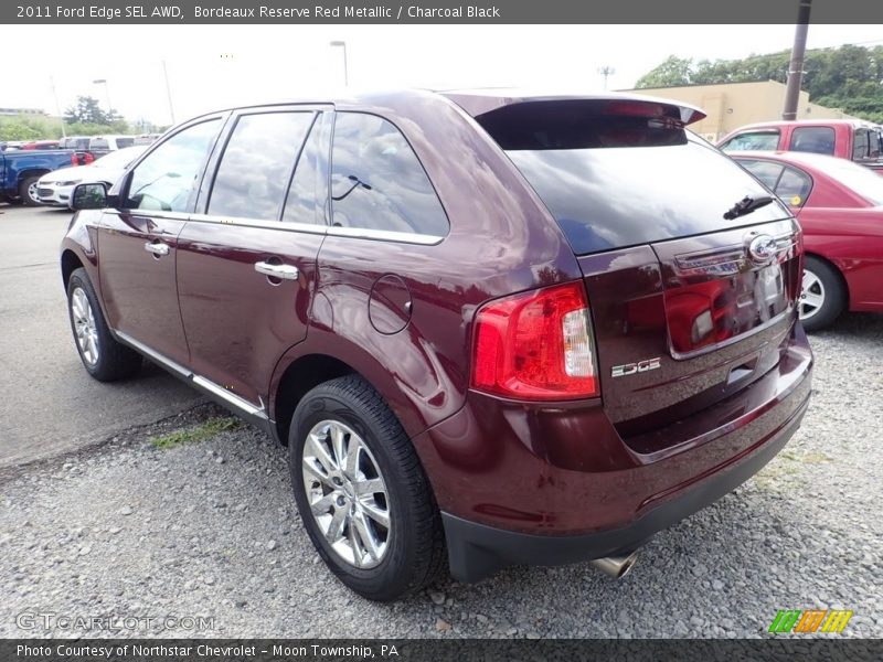 Bordeaux Reserve Red Metallic / Charcoal Black 2011 Ford Edge SEL AWD
