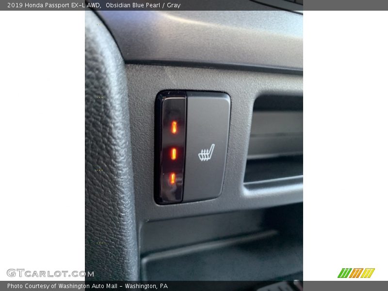 Obsidian Blue Pearl / Gray 2019 Honda Passport EX-L AWD
