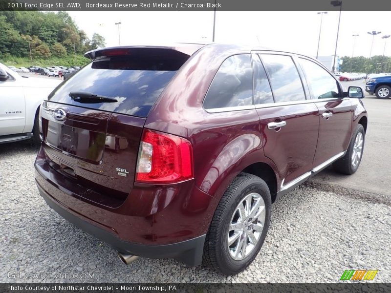 Bordeaux Reserve Red Metallic / Charcoal Black 2011 Ford Edge SEL AWD