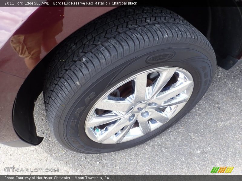 Bordeaux Reserve Red Metallic / Charcoal Black 2011 Ford Edge SEL AWD