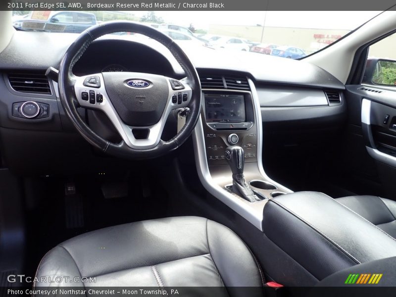 Bordeaux Reserve Red Metallic / Charcoal Black 2011 Ford Edge SEL AWD