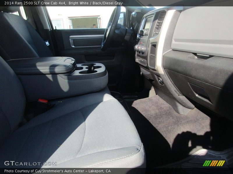 Bright White / Black/Diesel Gray 2014 Ram 2500 SLT Crew Cab 4x4