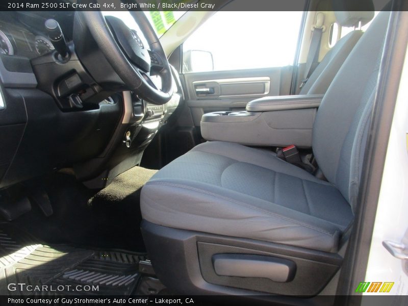 Bright White / Black/Diesel Gray 2014 Ram 2500 SLT Crew Cab 4x4