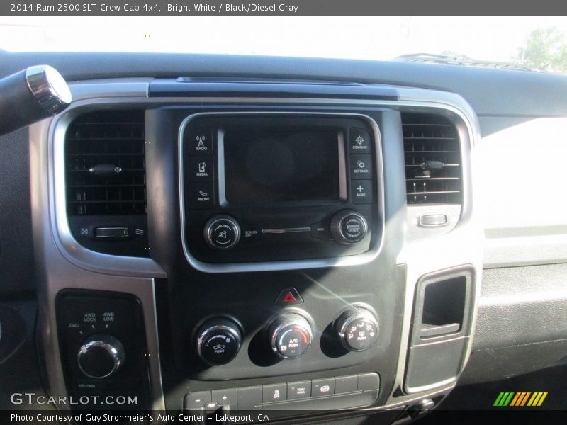 Bright White / Black/Diesel Gray 2014 Ram 2500 SLT Crew Cab 4x4