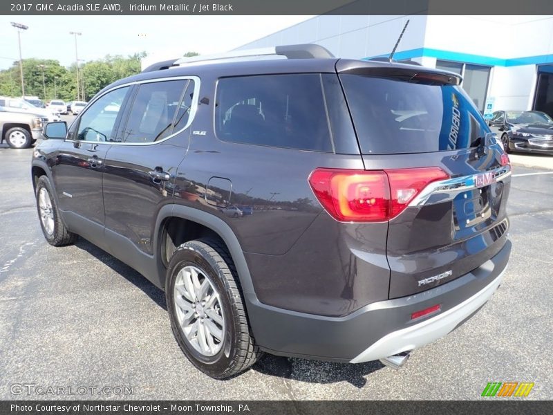 Iridium Metallic / Jet Black 2017 GMC Acadia SLE AWD