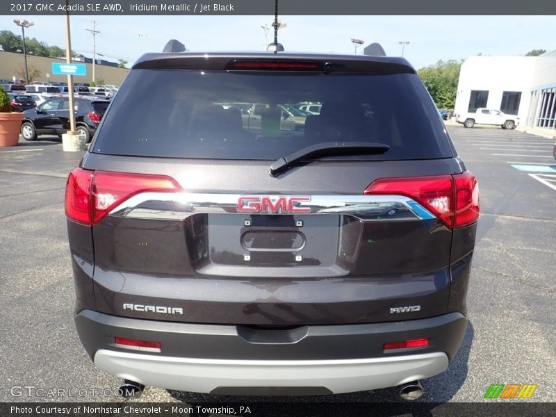 Iridium Metallic / Jet Black 2017 GMC Acadia SLE AWD