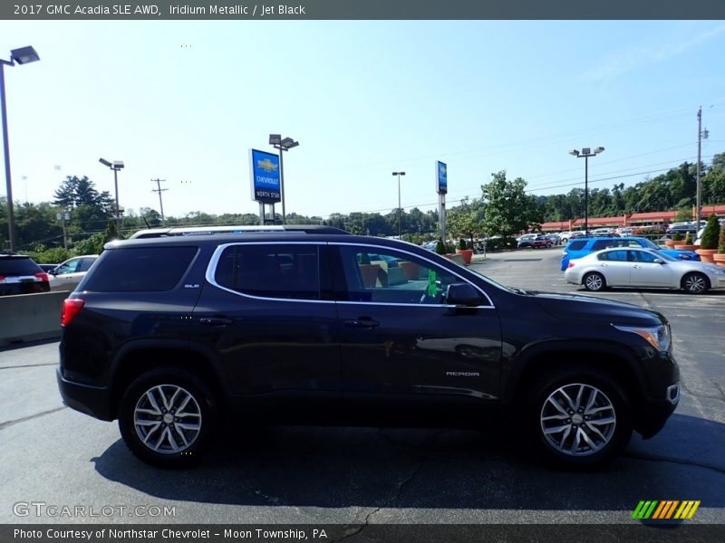 Iridium Metallic / Jet Black 2017 GMC Acadia SLE AWD