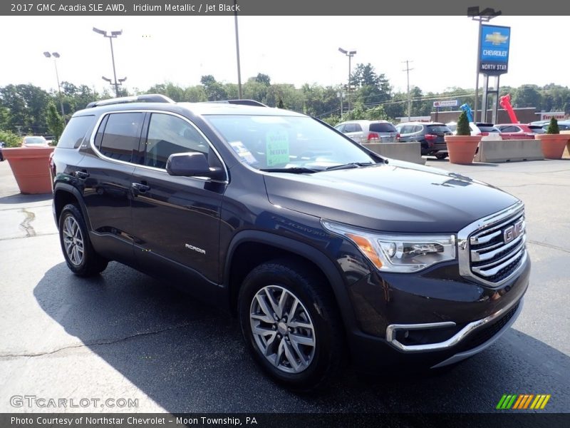 Iridium Metallic / Jet Black 2017 GMC Acadia SLE AWD