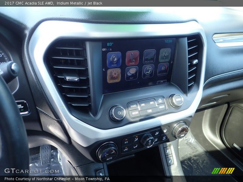 Iridium Metallic / Jet Black 2017 GMC Acadia SLE AWD
