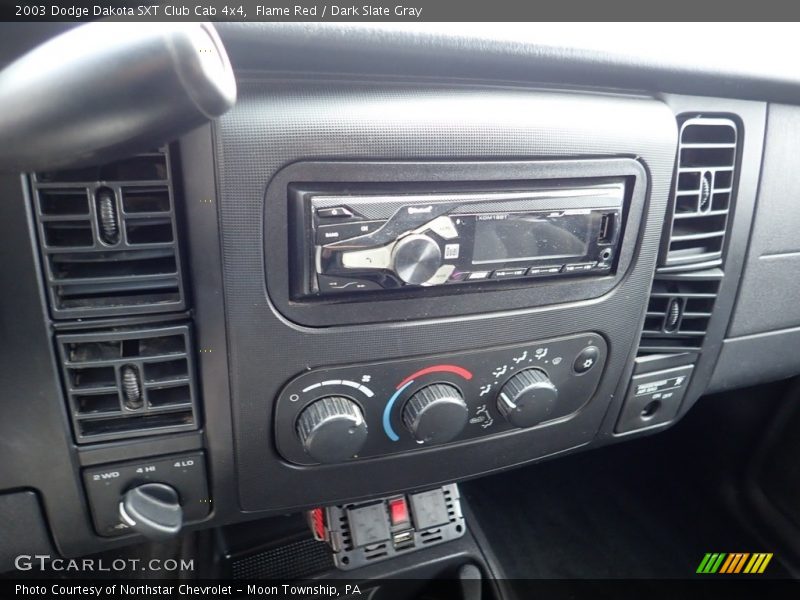 Flame Red / Dark Slate Gray 2003 Dodge Dakota SXT Club Cab 4x4