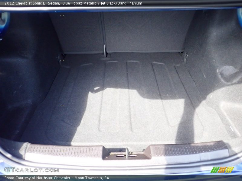 Blue Topaz Metallic / Jet Black/Dark Titanium 2012 Chevrolet Sonic LT Sedan