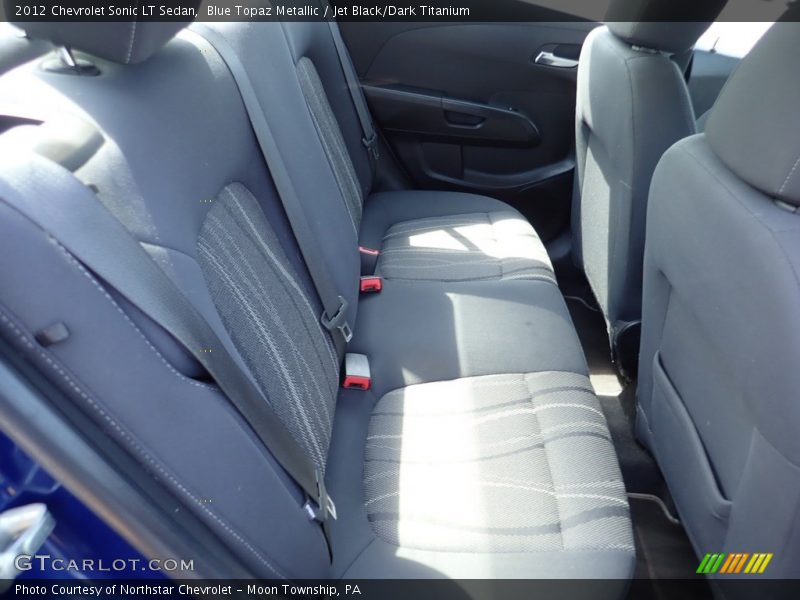 Blue Topaz Metallic / Jet Black/Dark Titanium 2012 Chevrolet Sonic LT Sedan