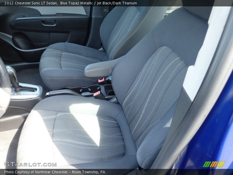 Blue Topaz Metallic / Jet Black/Dark Titanium 2012 Chevrolet Sonic LT Sedan