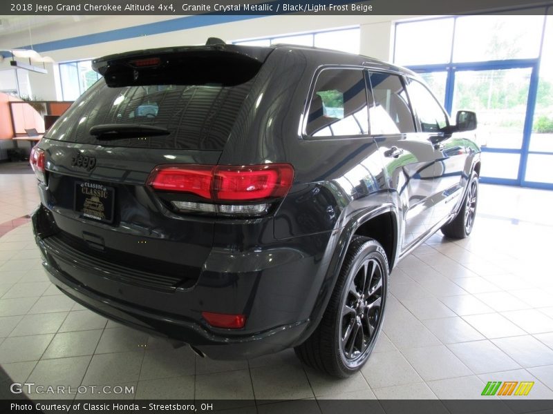 Granite Crystal Metallic / Black/Light Frost Beige 2018 Jeep Grand Cherokee Altitude 4x4