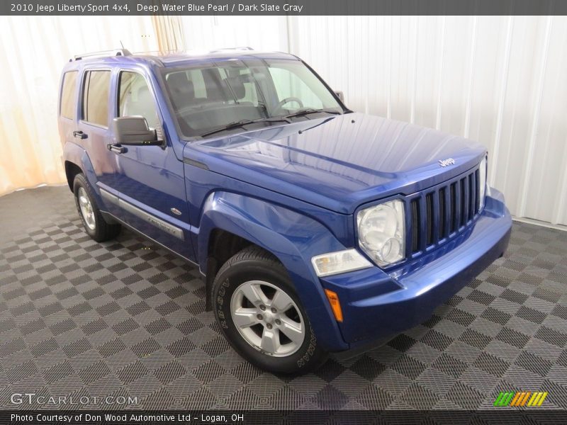 Deep Water Blue Pearl / Dark Slate Gray 2010 Jeep Liberty Sport 4x4