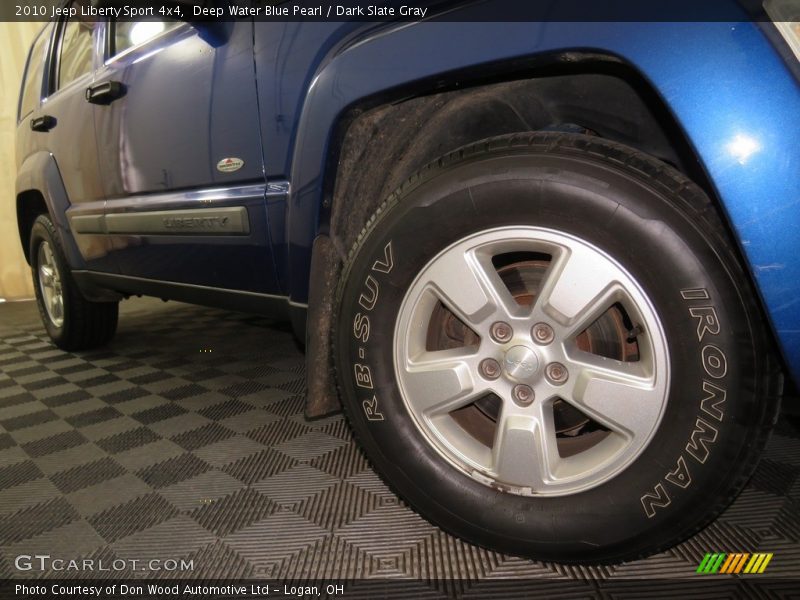 Deep Water Blue Pearl / Dark Slate Gray 2010 Jeep Liberty Sport 4x4