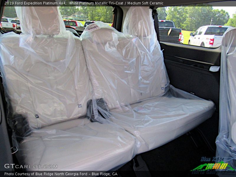 White Platinum Metallic Tri-Coat / Medium Soft Ceramic 2019 Ford Expedition Platinum 4x4