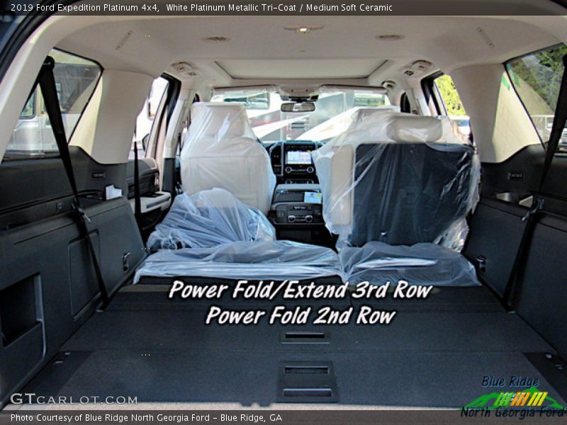 White Platinum Metallic Tri-Coat / Medium Soft Ceramic 2019 Ford Expedition Platinum 4x4