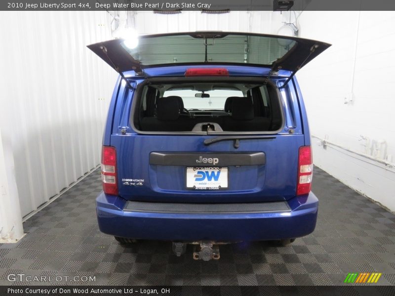 Deep Water Blue Pearl / Dark Slate Gray 2010 Jeep Liberty Sport 4x4