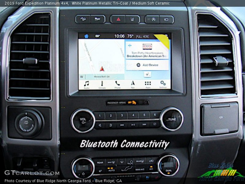 White Platinum Metallic Tri-Coat / Medium Soft Ceramic 2019 Ford Expedition Platinum 4x4