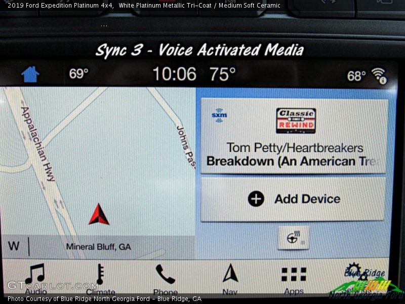 White Platinum Metallic Tri-Coat / Medium Soft Ceramic 2019 Ford Expedition Platinum 4x4